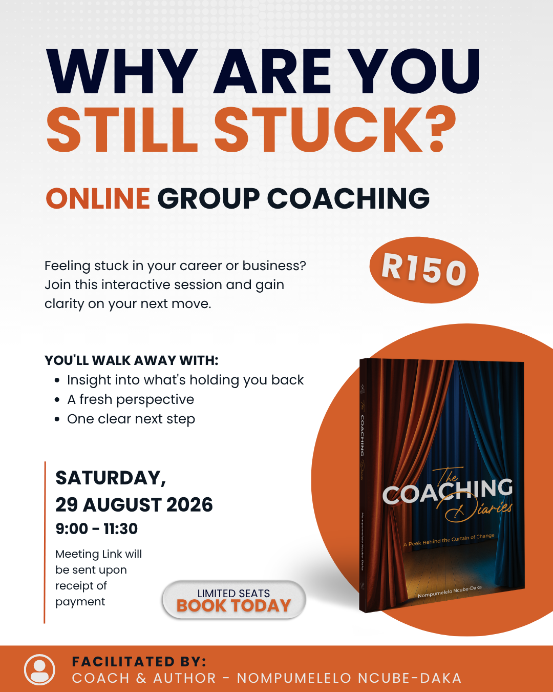 Online Group Coaching 29 Aug 2026